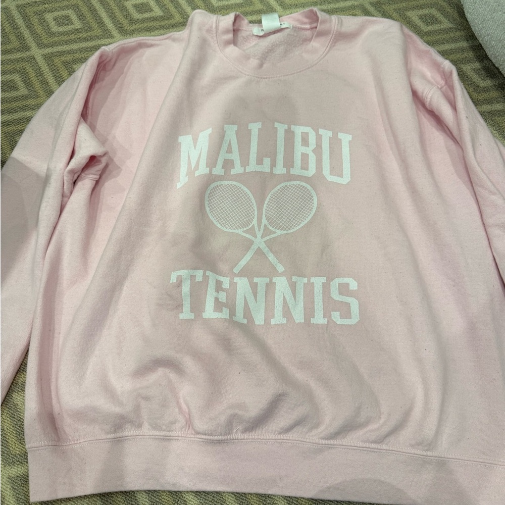 Project Social T Light Pink Malibu Tennis Sweatshirt